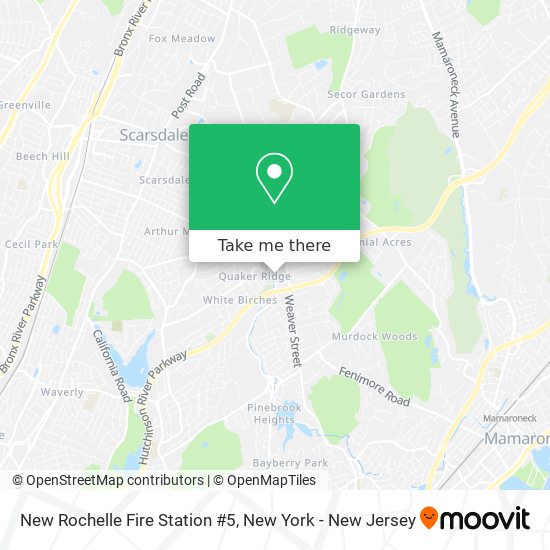 Mapa de New Rochelle Fire Station #5