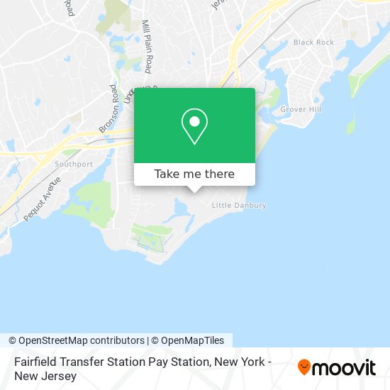 Fairfield Transfer Station Pay Station map