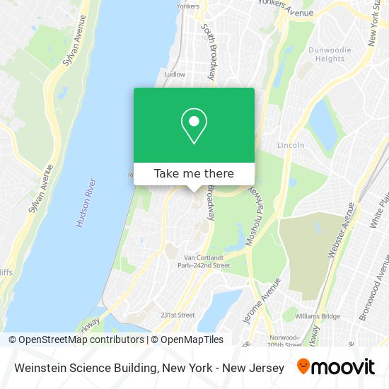 Weinstein Science Building map