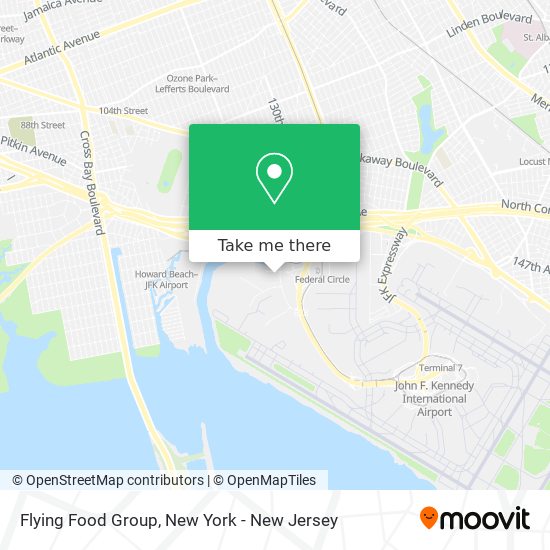 Mapa de Flying Food Group