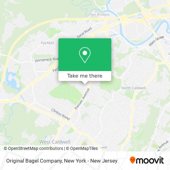 Mapa de Original Bagel Company