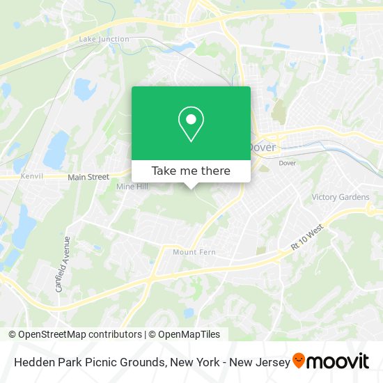 Hedden Park Picnic Grounds map