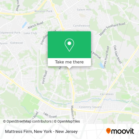 Mapa de Mattress Firm