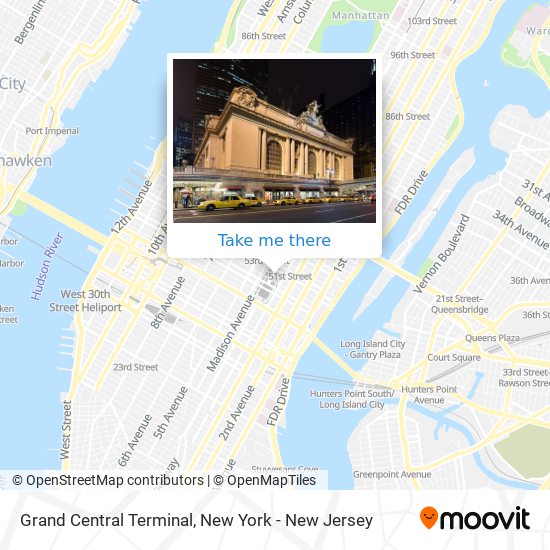 Grand Central Terminal map