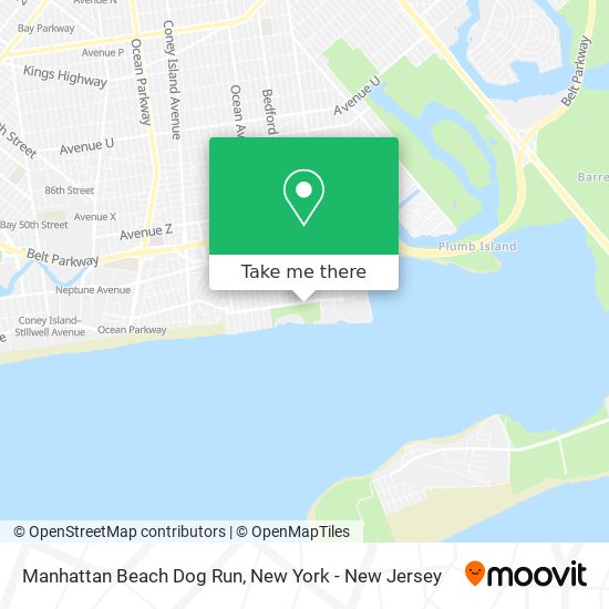 Mapa de Manhattan Beach Dog Run