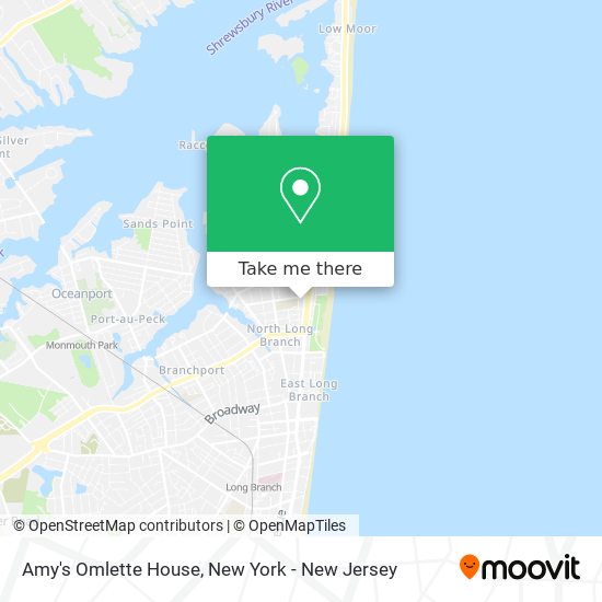 Amy's Omlette House map