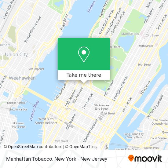 Mapa de Manhattan Tobacco