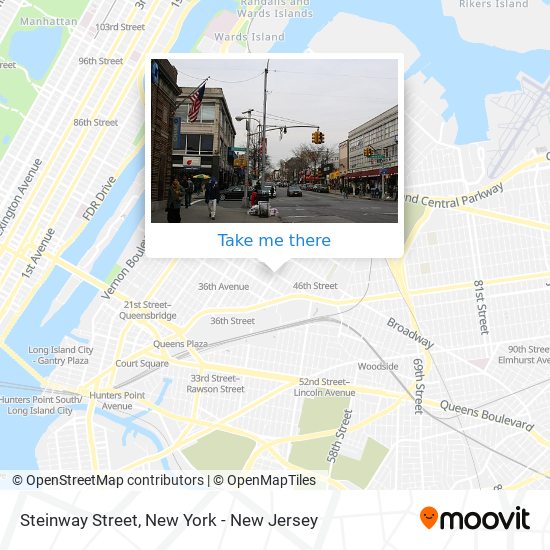 Mapa de Steinway Street