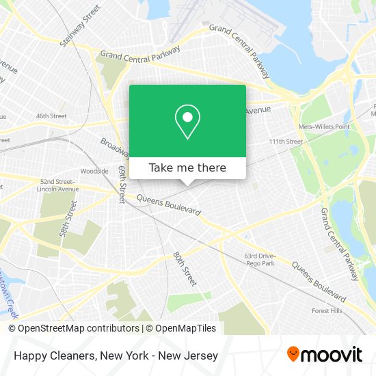 Happy Cleaners map