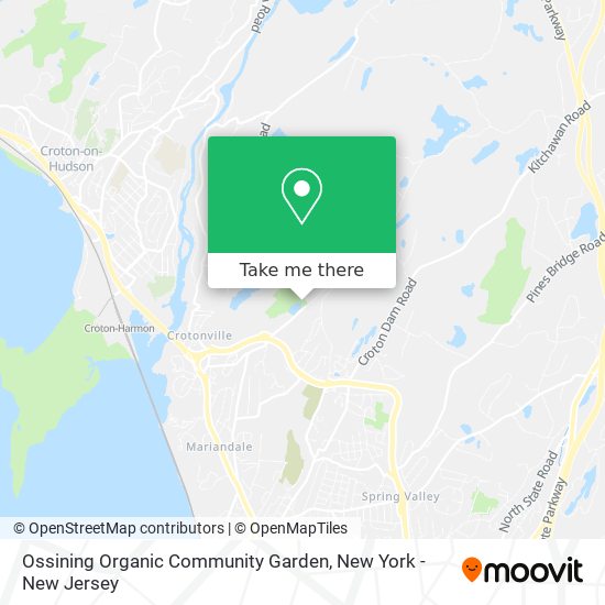 Mapa de Ossining Organic Community Garden