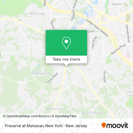 Preserve at Matawan map