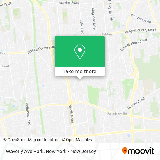 Waverly Ave Park map