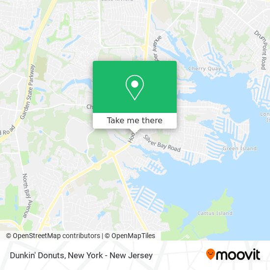 Dunkin' Donuts map