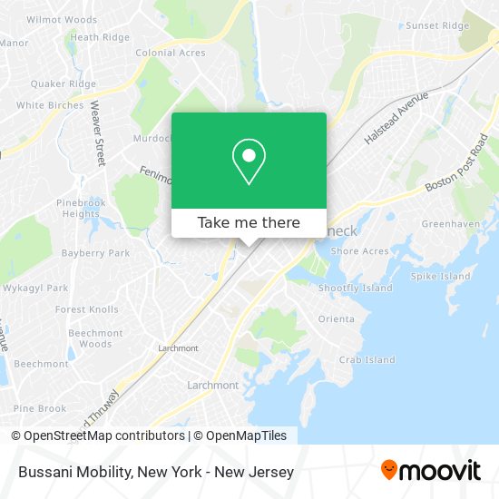 Bussani Mobility map