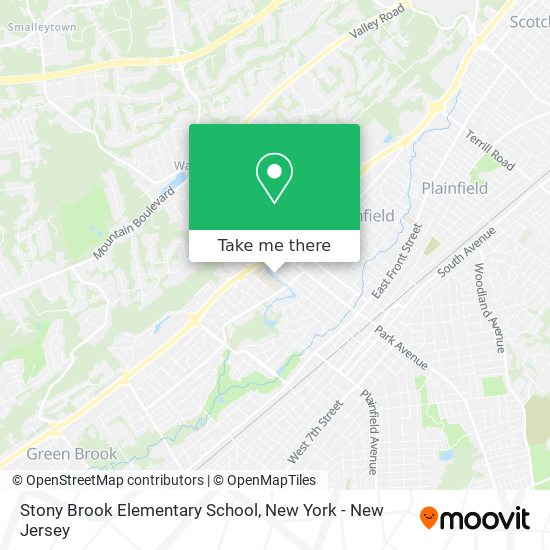 Stony Brook Elementary School map