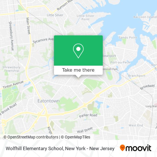 Wolfhill Elementary School map