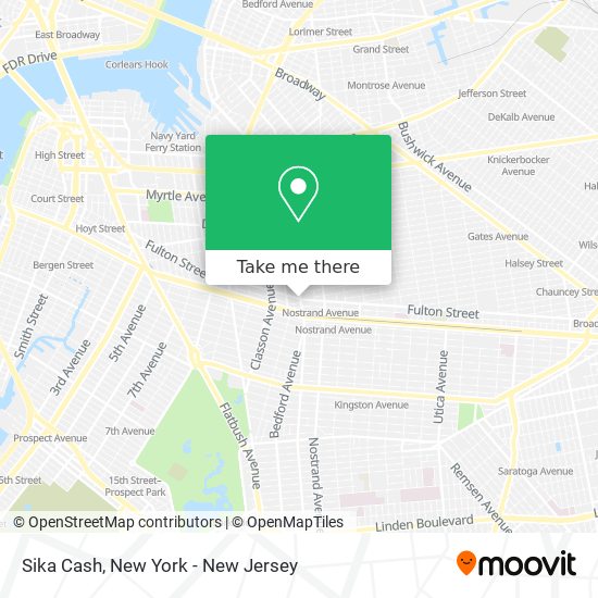 Sika Cash map