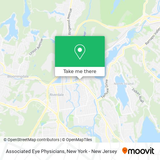 Associated Eye Physicians map