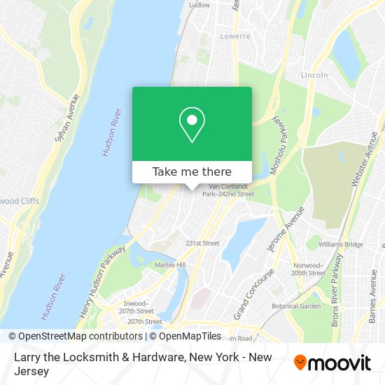 Larry the Locksmith & Hardware map