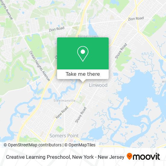 Mapa de Creative Learning Preschool