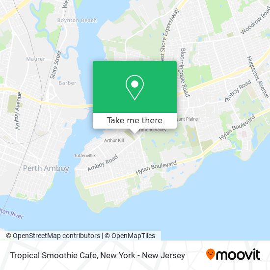 Mapa de Tropical Smoothie Cafe