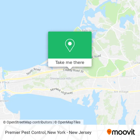 Premier Pest Control map