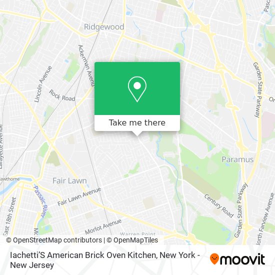 Mapa de Iachetti’S American Brick Oven Kitchen