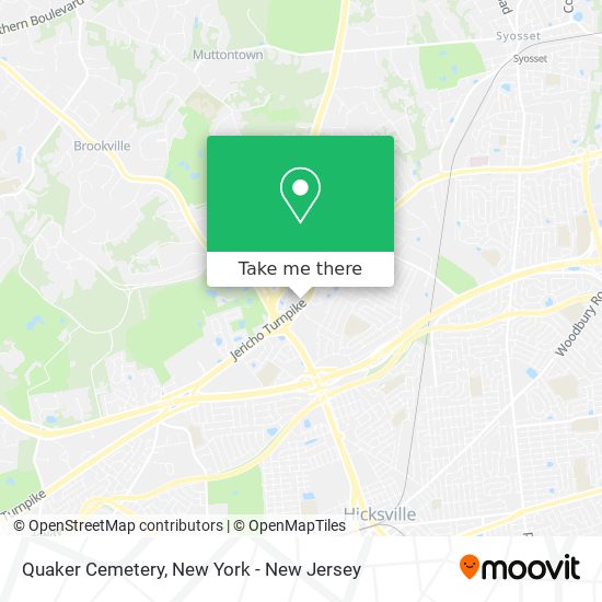 Quaker Cemetery map