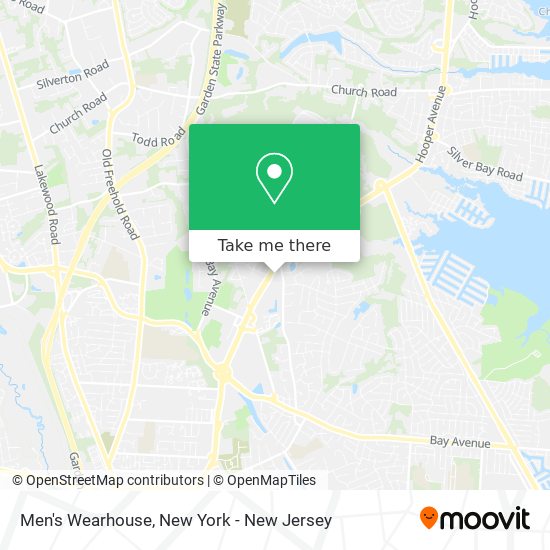 Men's Wearhouse map