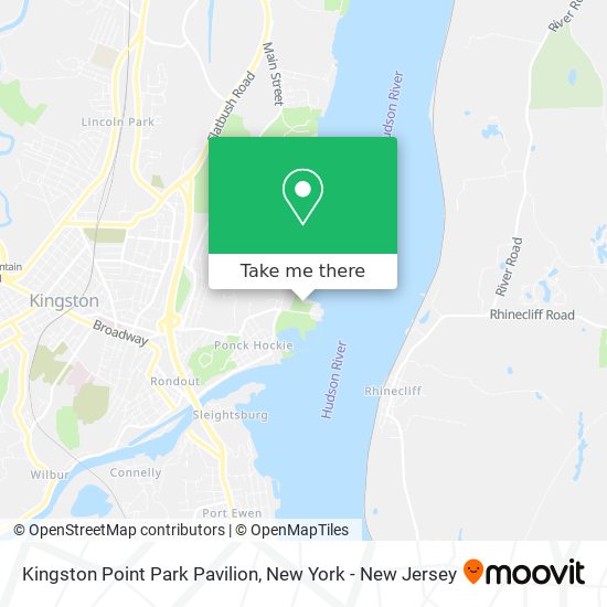 Kingston Point Park Pavilion map