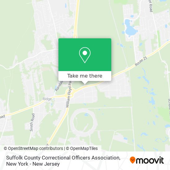 Suffolk County Correctional Officers Association map
