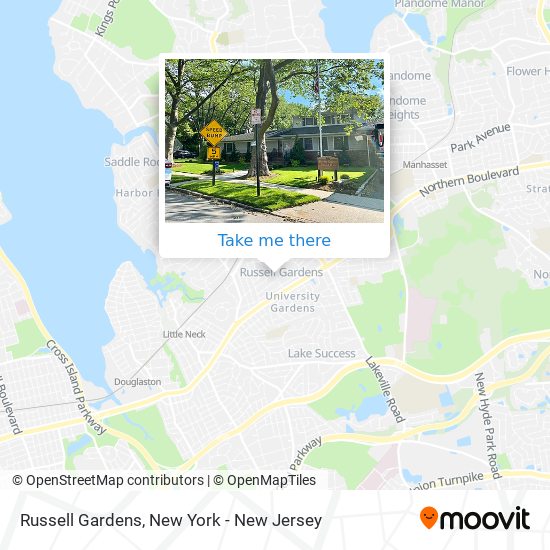 Mapa de Russell Gardens