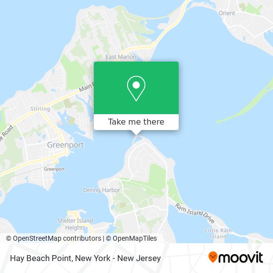 Hay Beach Point map
