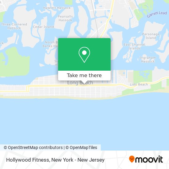 Mapa de Hollywood Fitness