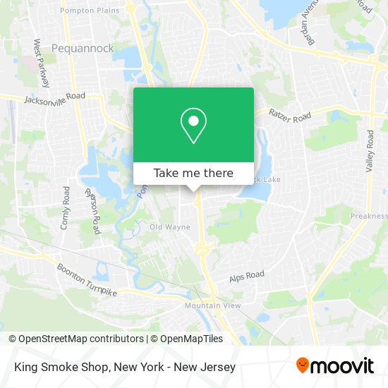 King Smoke Shop map