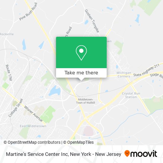 Martine's Service Center Inc map