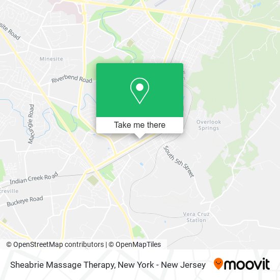 Mapa de Sheabrie Massage Therapy