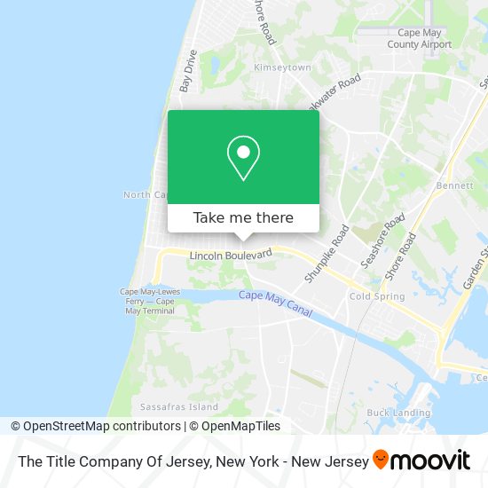 Mapa de The Title Company Of Jersey