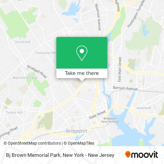 Bj Brown Memorial Park map