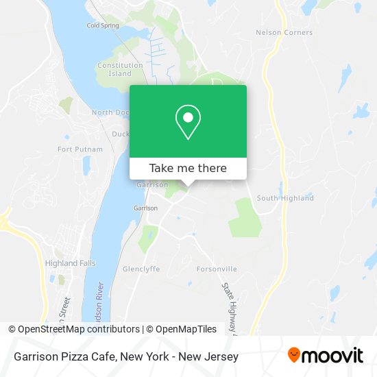 Garrison Pizza Cafe map