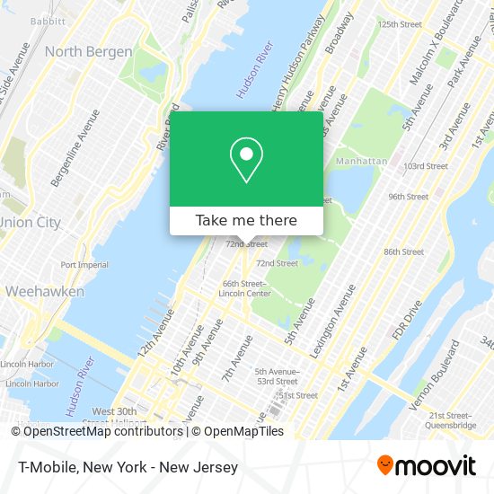 T-Mobile map