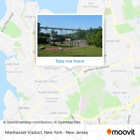 Manhasset Viaduct map