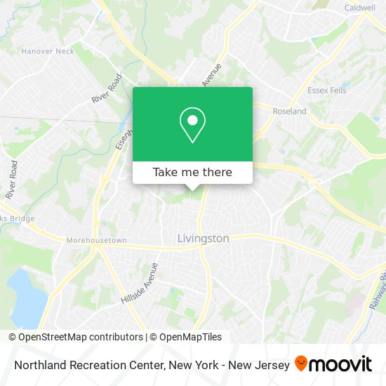 Northland Recreation Center map