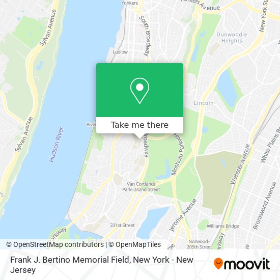 Frank J. Bertino Memorial Field map