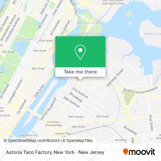 Astoria Taco Factory map