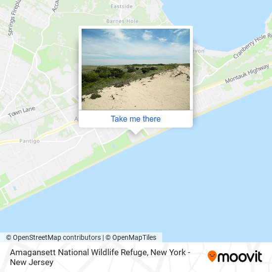 Mapa de Amagansett National Wildlife Refuge