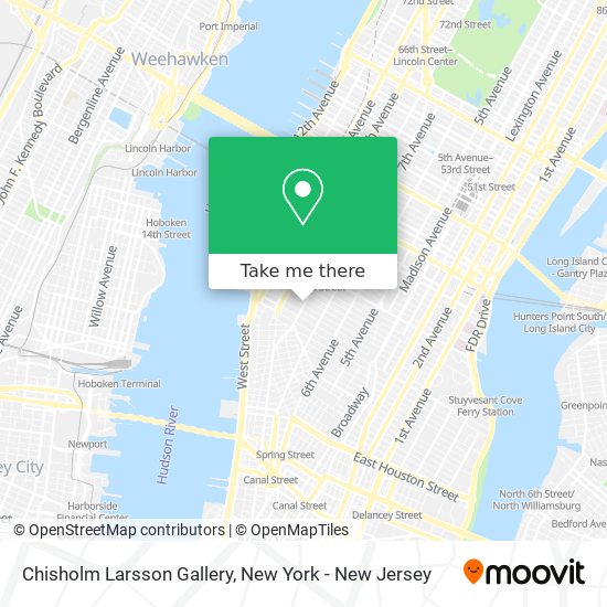 Chisholm Larsson Gallery map