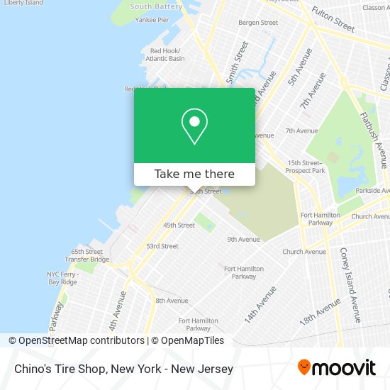 Chino's Tire Shop map