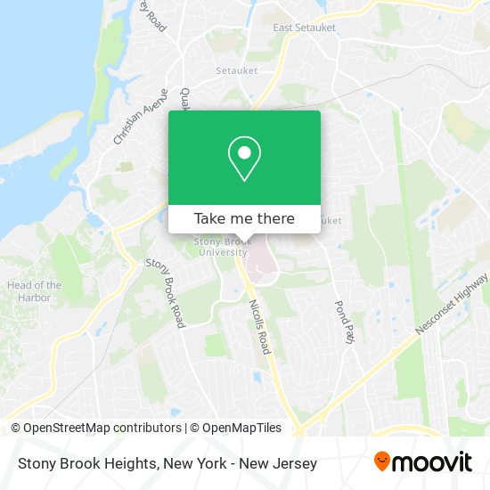 Stony Brook Heights map