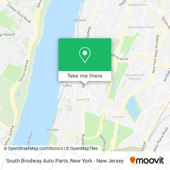 South Brodway Auto Parts map